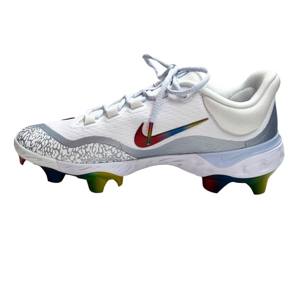 NWOT Nike Alpha Huarache Elite 4 Low MCS Baseball Cleats Rainbow Men’s Size 11 main image 8